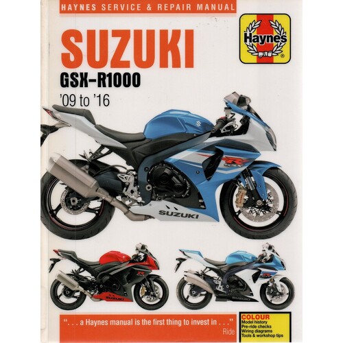 Suzuki GSX-R1000 ('09 To '16)