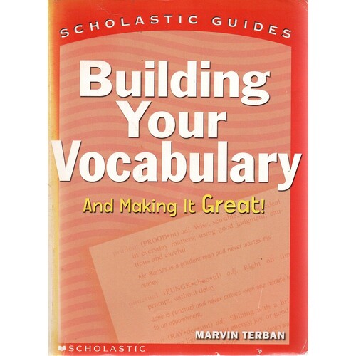 Building Your Vocabulary And Making It Great
