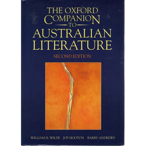 The Oxford Companion To Australian Literature