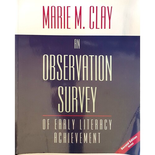 An Observation Survey. Of Early Literacy Achievement