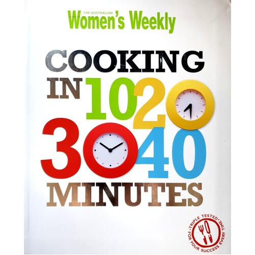 Cooking In 10, 20,30,40 Minutes