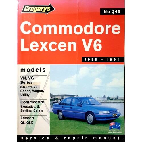 Holden Commodore Vn, VG / Toyota Lexcen Vn 6cyl (1988-91)
