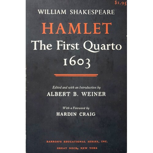 Hamlet. The First Quarto 1603