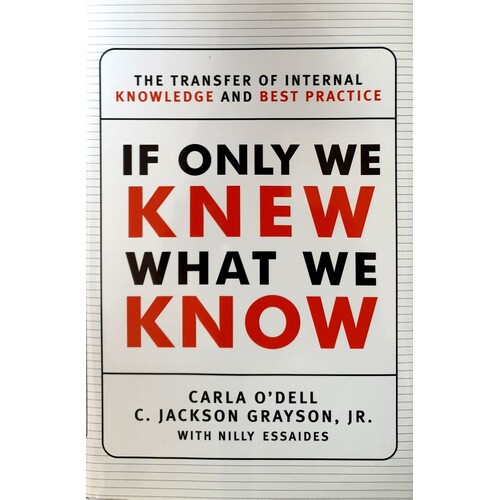 If Only We Knew What We Know