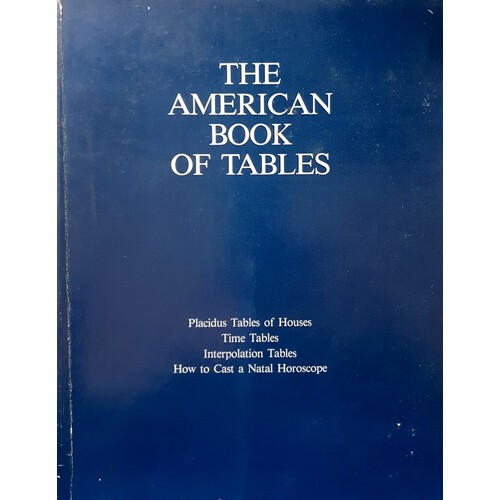 The American Book Of Tables