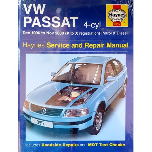 VW Passat 4-cyl. Dec 1996 To Nov 2000 (P To X Registration) Petrol And Diesel