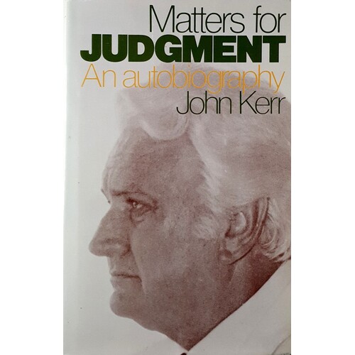 Matters For Judgement. An Autobiography