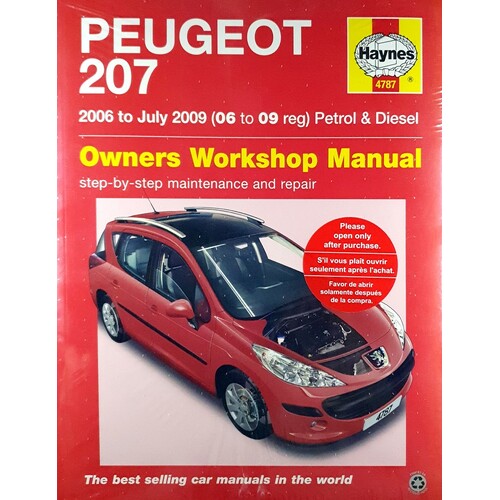 Peugeot 207 Petrol & Diesel Service And Repair Manual. 06-09