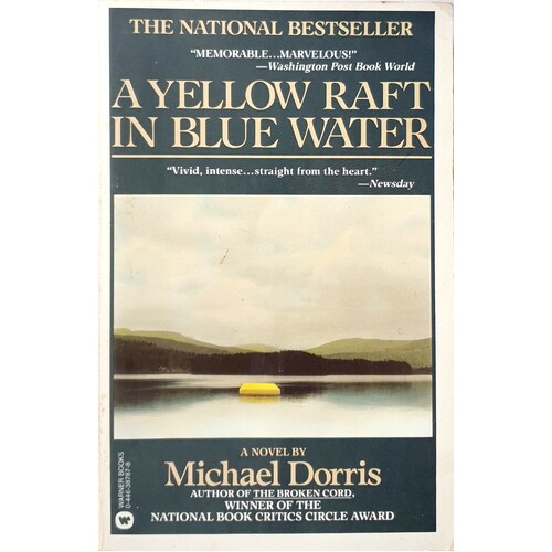 A Yellow Raft In Blue Water