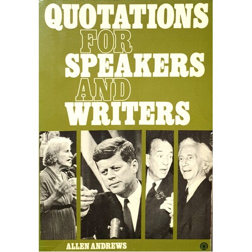 Quotations For Speakers And Writers