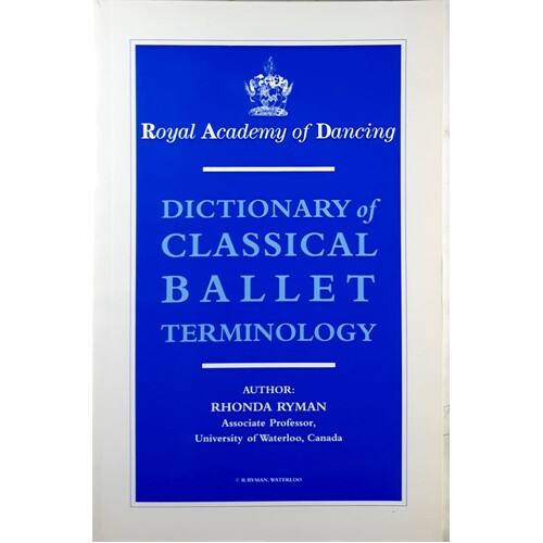 Dictionary Of Classical Ballet Terminology