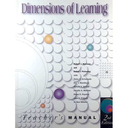 Dimensions Of Learning. Teacher's Manual, 2nd Edition