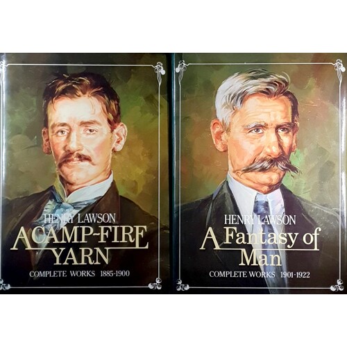 A Camp Fire Yarn And A Fantasy Of Man. Henry Lawson Complete Works, (Two Volume Set 1885-1922)