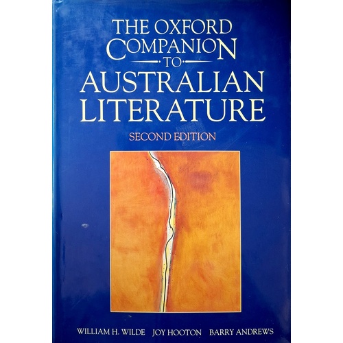 The Oxford Companion To Australian Literature