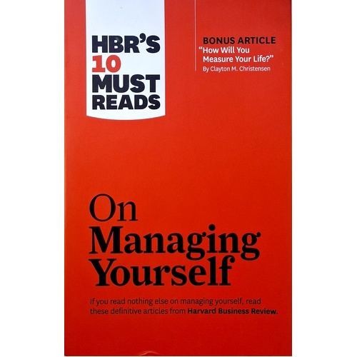 On Managing Yourself