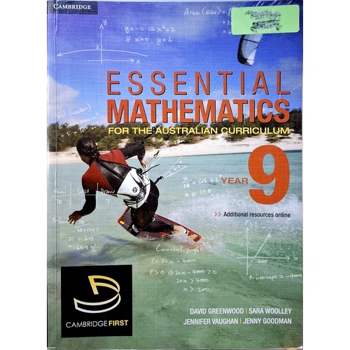 Cambridge Essential Mathematics For The Australian Curriculum Year 9