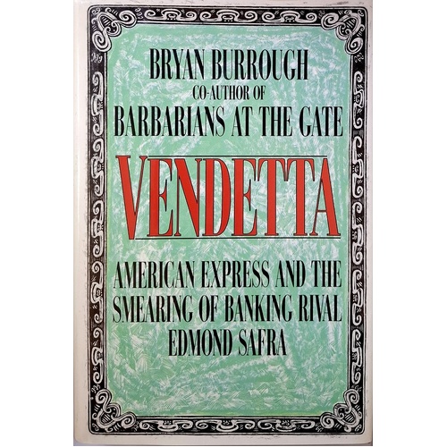 Vendetta. American Express And Smearing Of Banking Rival Edmond Safra