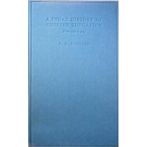 A Short History Of English Education From 1760 To 1944