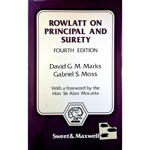 Rowlatt On Principal And Surety