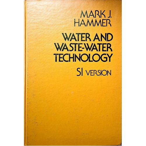 Water And Wastewater Technology SI Version