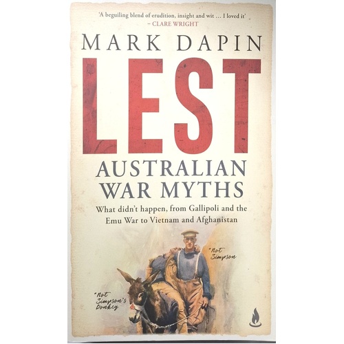 Lest. Australian War Myths