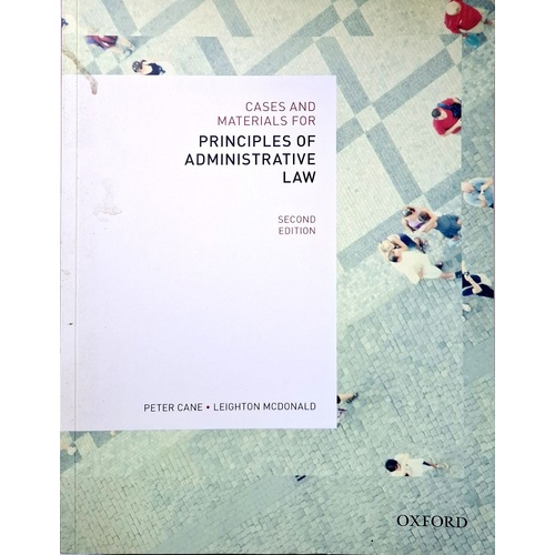 Cases And Materials For Principles Of Administrative Law