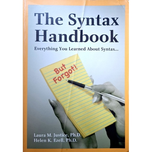 The Syntax Handbook. Everything You Learned About Syntax ...(But Forgot)