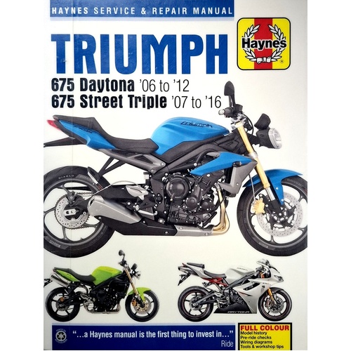 Triumph 675 Daytona (06 - 12) & Street Triple (07 - 16)