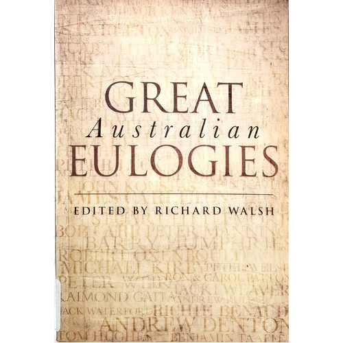 Great Australian Eulogies
