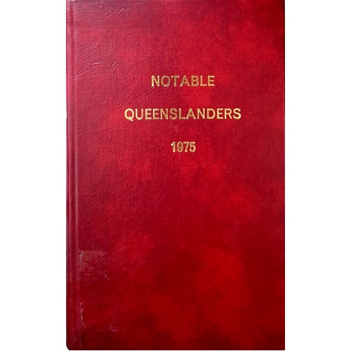 Notable Queenslanders 1975