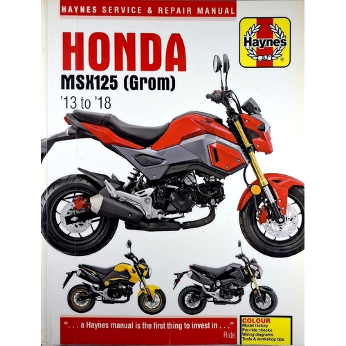 Honda MSX125 (Grom) 2013-18. Service And Repair Manual