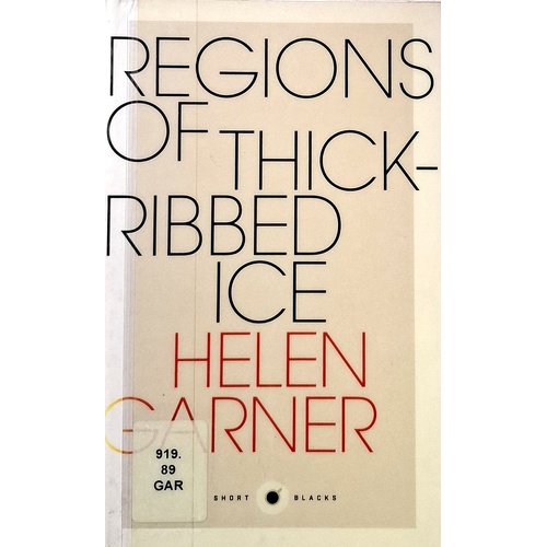 Regions Of Thick-Ribbed Ice. Short Black 4