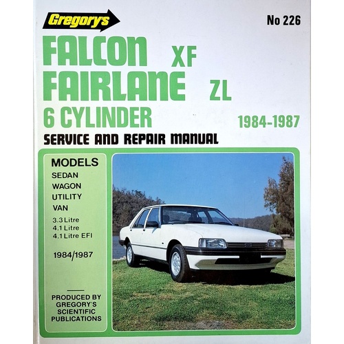 Falcon XF, Fairlane ZL 6 Cylinder. Service And Repaiir Manual