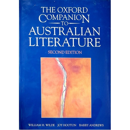 The Oxford Companion To Australian Literature