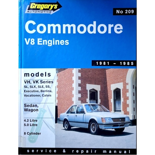Holden Commodore V8 Engines. VH-VK 8cyl (1981-85)