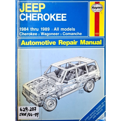 Jeep Cherokee 1984-89 Owner's Workshop Manual