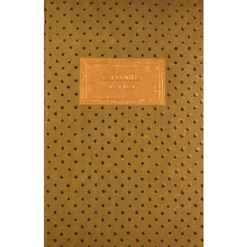 Benjamin Bolomey. Peintre Du Stadhouder Guillaume V D'Orange Etude Biographique.