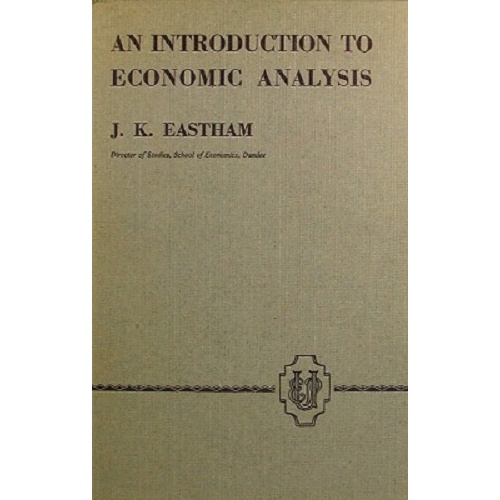An Introduction To Economic Analysis