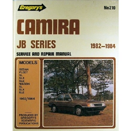 Gregory's Repair Manual No.210 Camira JB