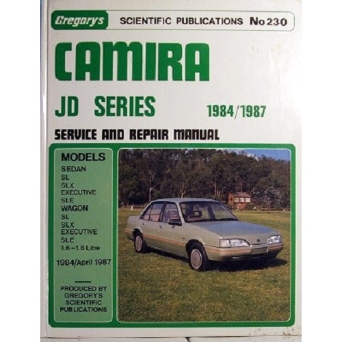 Gregory's Repair Manual No.230 Camira