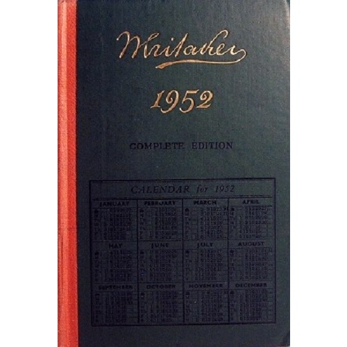 Whitaker Almanack 1952