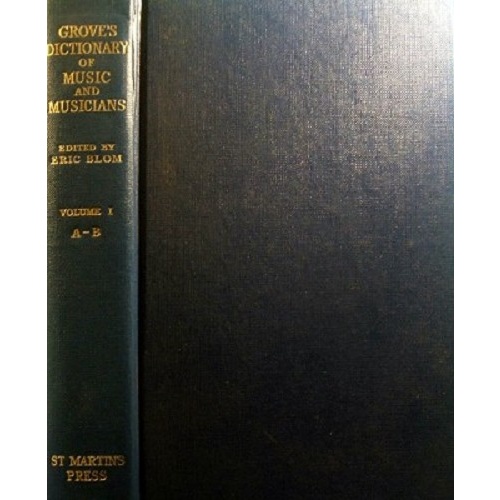Grove's Dictionary Of Music And Musicians