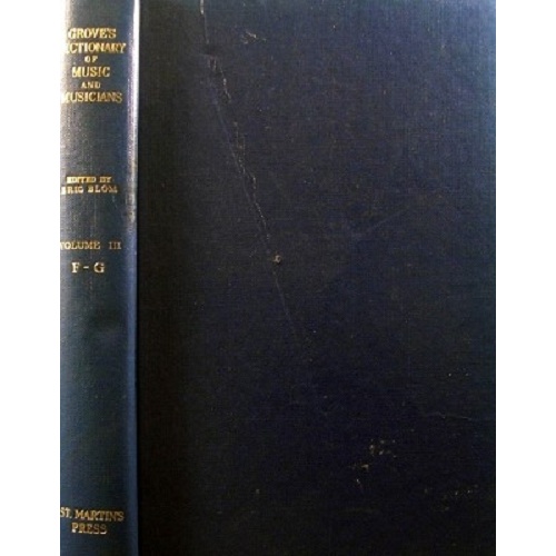 Grove's Dictionary Of Music And Musicians