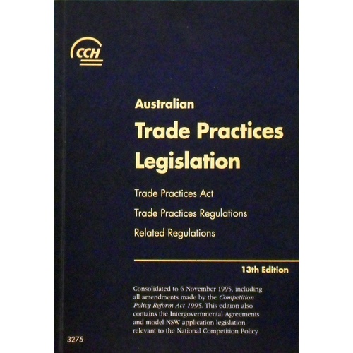 Australian Trade Practices Legislation