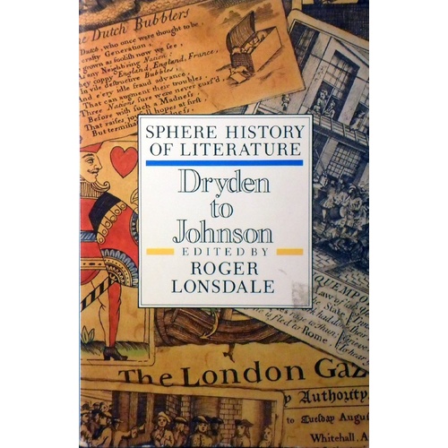 Dryden To Johnson. Sphere History Of Literature
